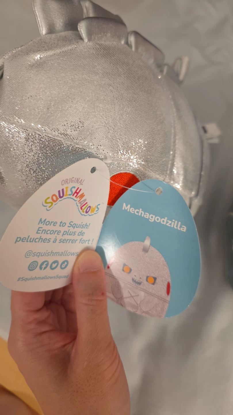 Squishmallows Godzilla and Mechagodzilla Plush Toys - photo 3