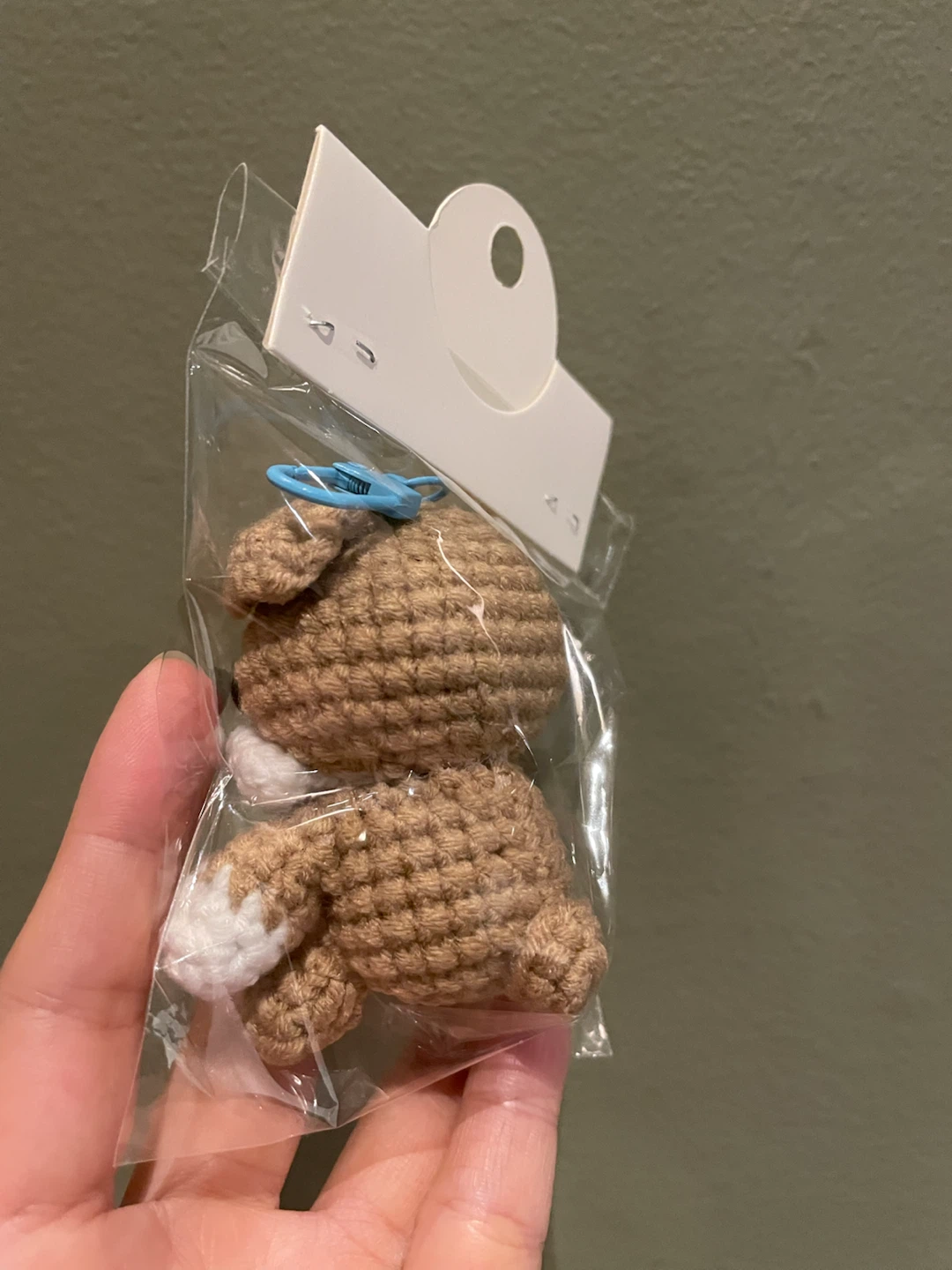 Handmade Crochet Dog Keychain - photo 2