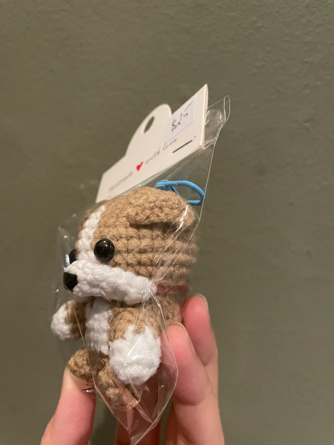 Handmade Crochet Dog Keychain - photo 4