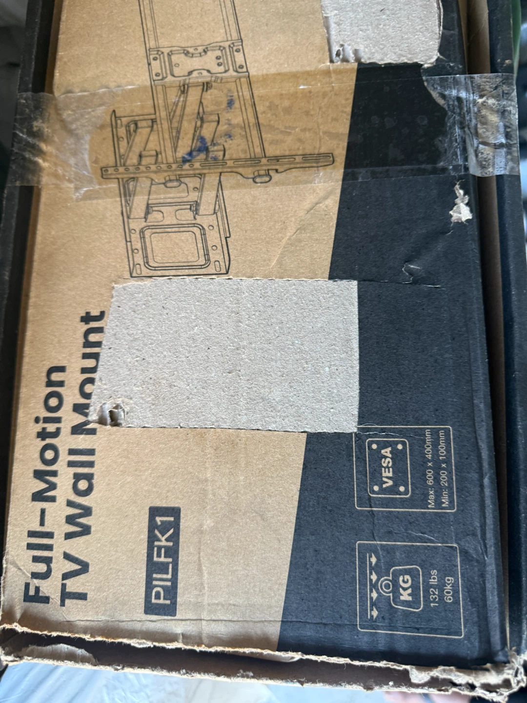 Full-Motion TV Wall Mount PILFK1 - photo 3