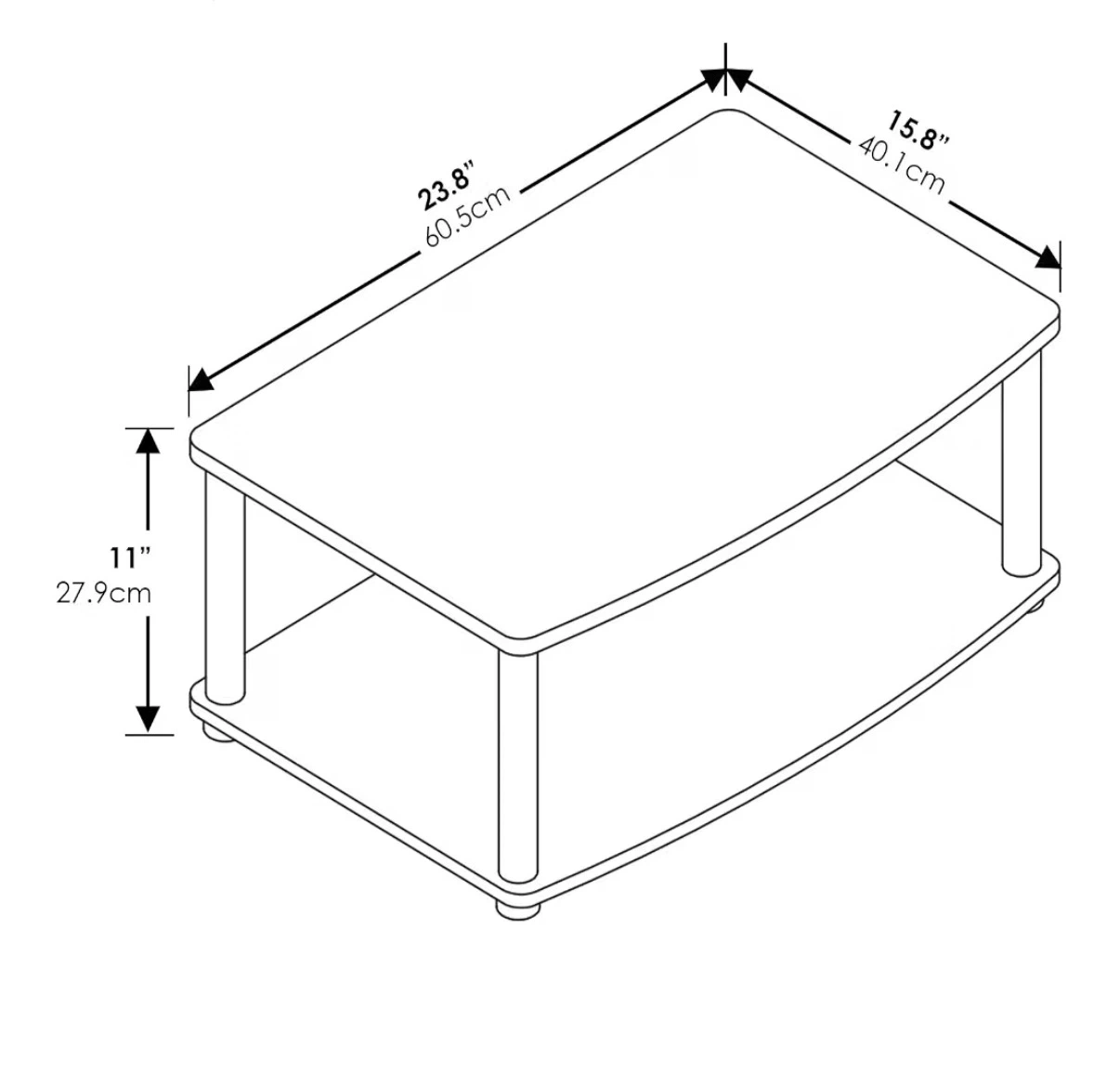 Furino 2-Tier Printer Table - photo 2