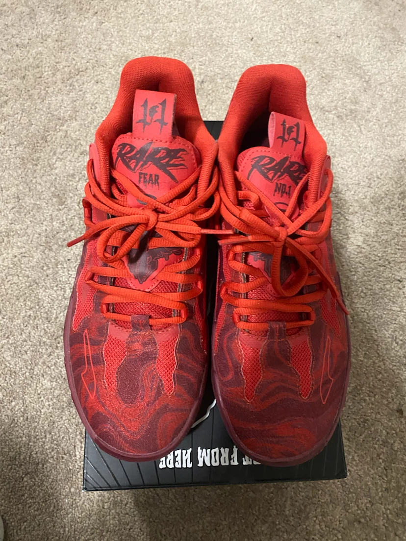 Puma Rare Fear No. 1 Red Basketball Shoes - photo 3