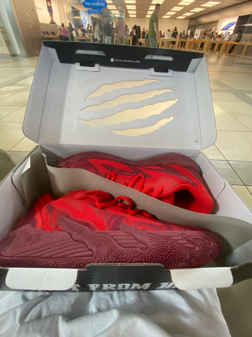 Puma Rare Fear No. 1 Red Basketball Shoes