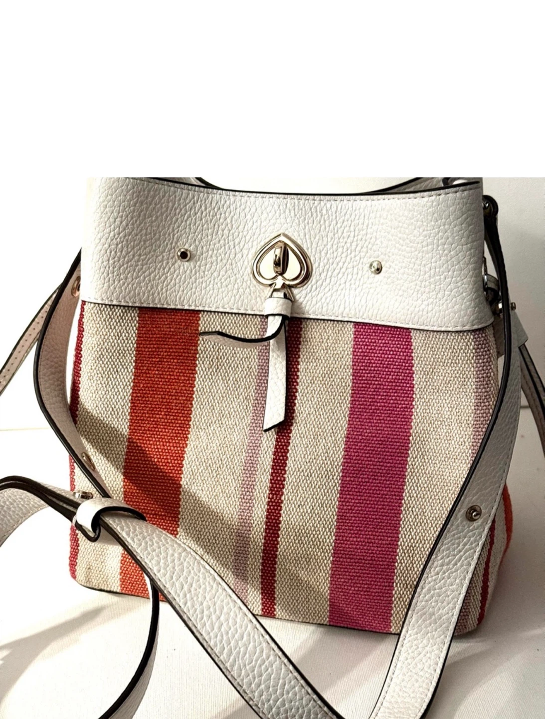 Kate Spade New York Striped Bucket Bag