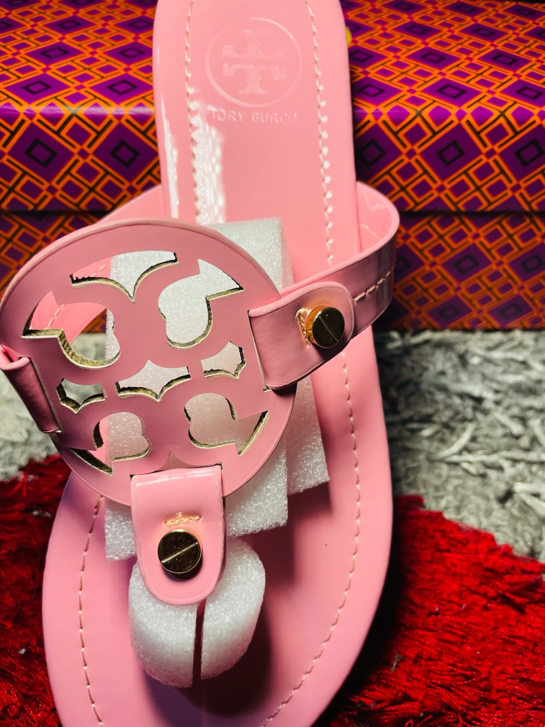 Tory Burch Pink Jelly Flip Flops - photo 2