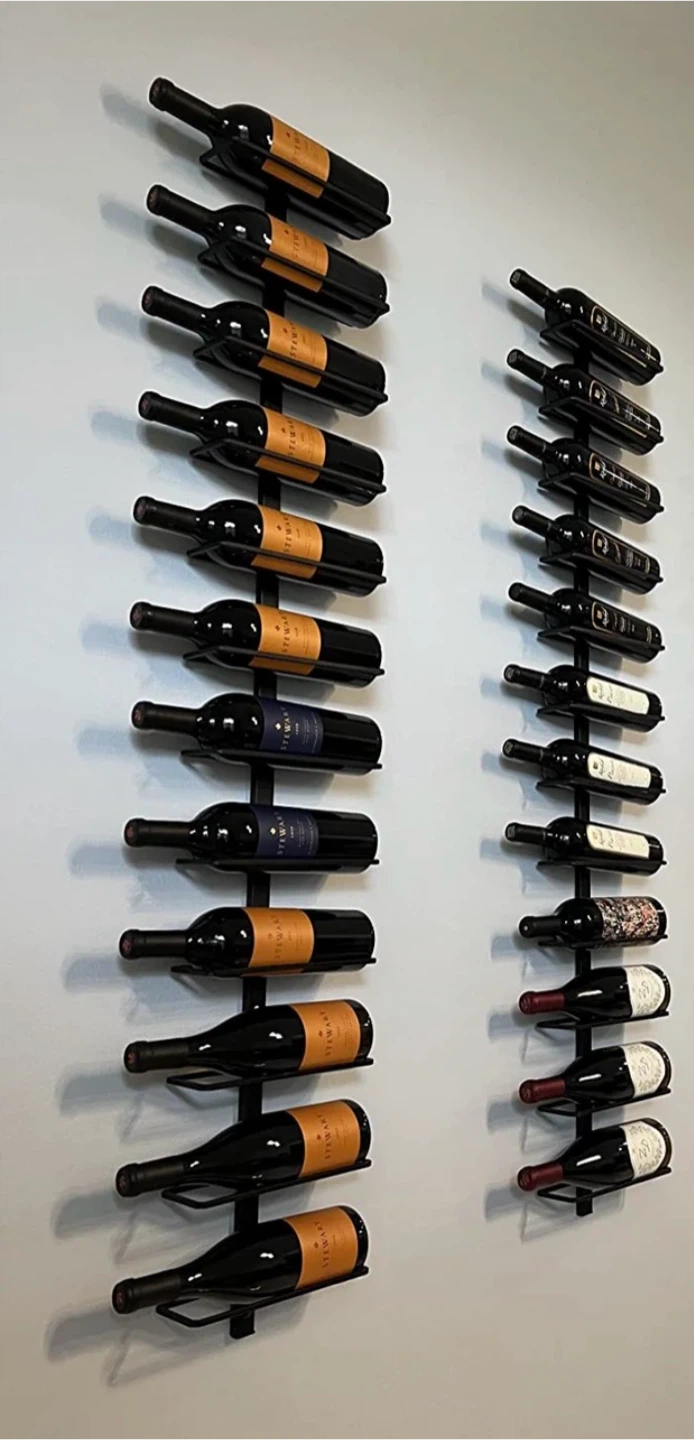 Two Wine Rack ( black steel)