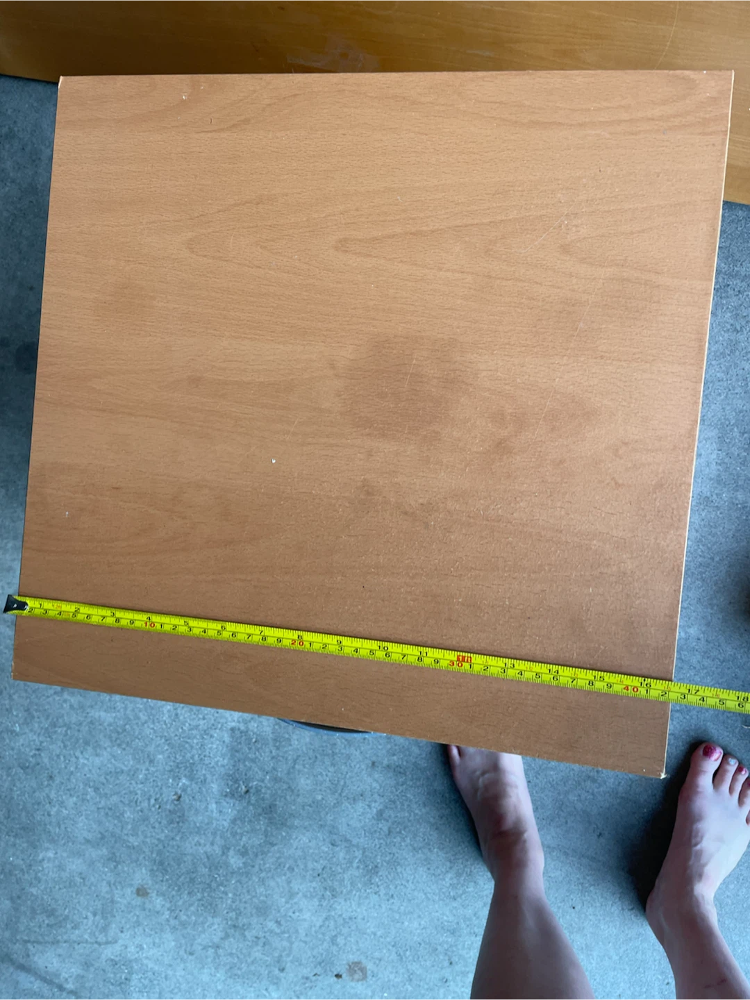 IKEA beech Three-Drawer Filing Cabinet - photo 3