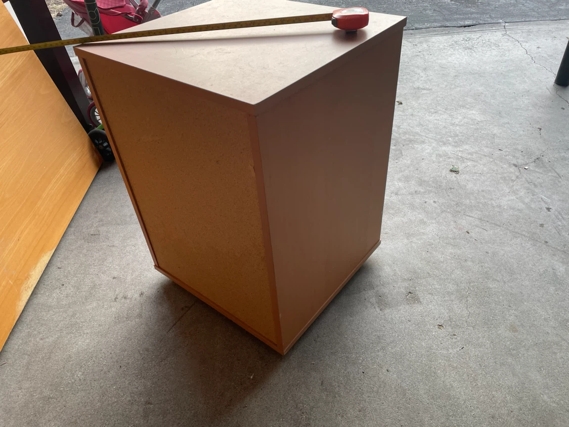 IKEA beech Three-Drawer Filing Cabinet - photo 5