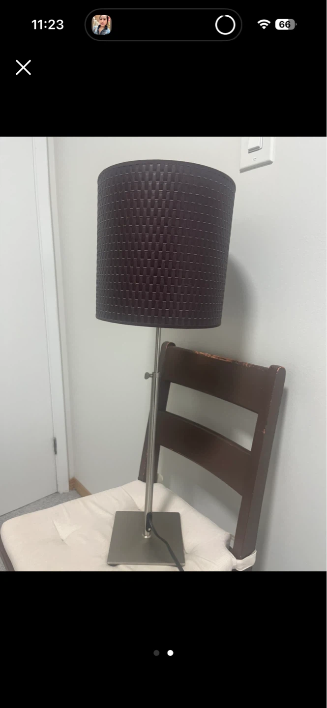 Woven Table Lamp - photo 2
