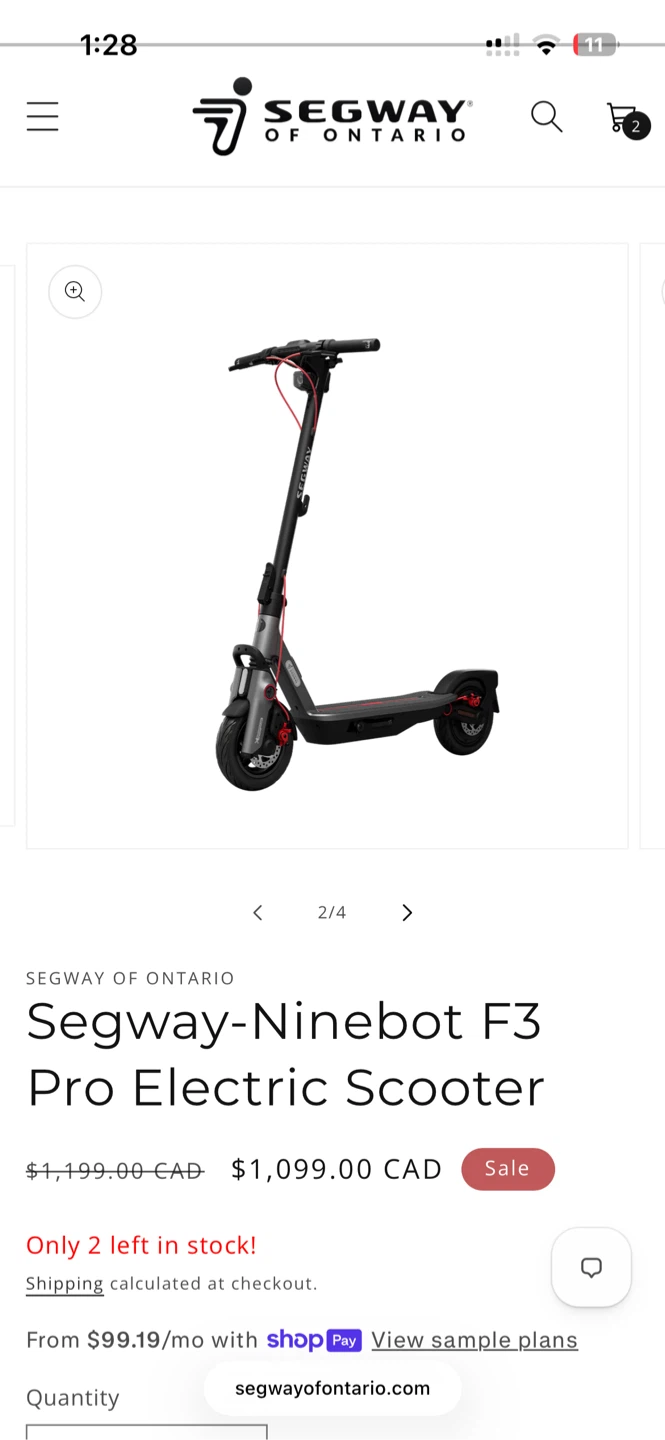 Segway-Ninebot F3 Pro Electric Scooter