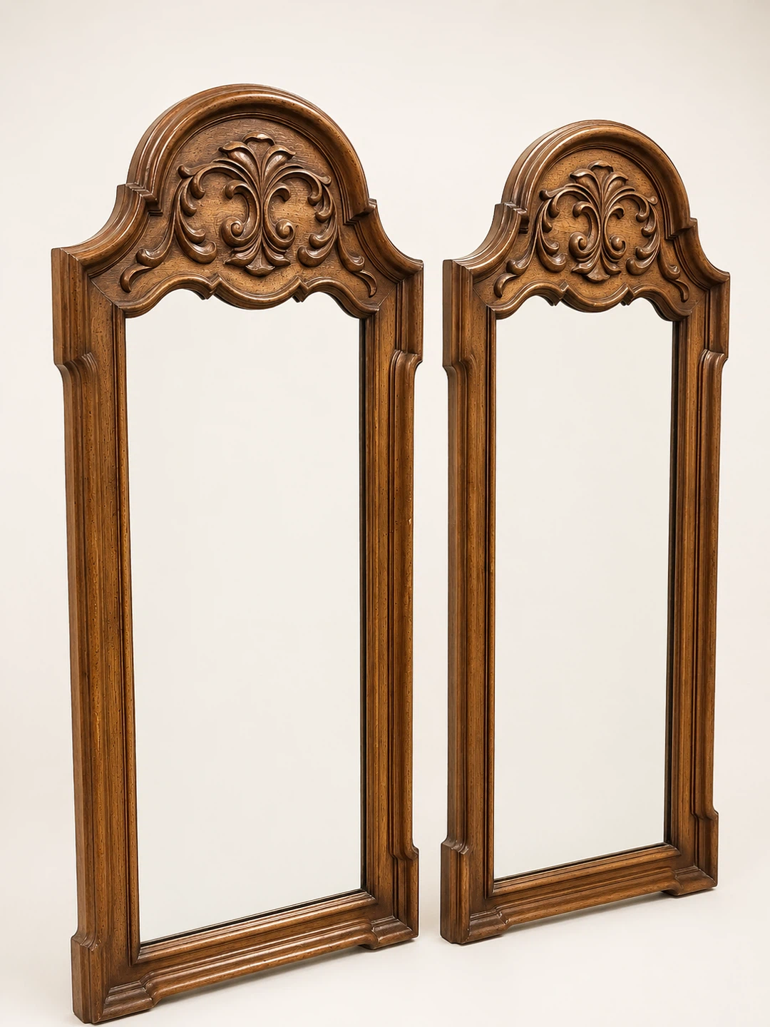 Vintage Solid Wood Mid 20th Century Mediterranean Wall Mirrors