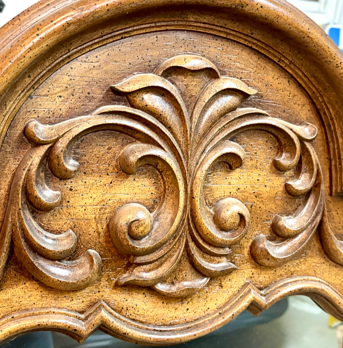 Vintage Solid Wood Mid 20th Century Mediterranean Wall Mirrors - photo 2