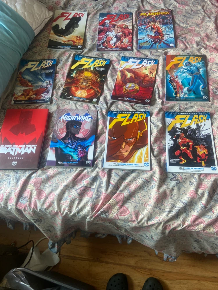 DC Comics Flash and Batman Graphic Novels