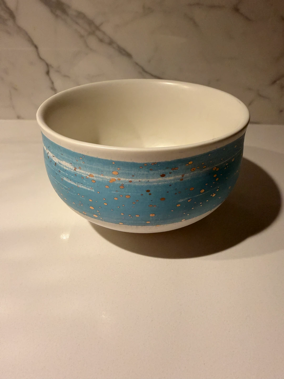 DAVIDsTEA Ceramic Bowl - Blue Speckled