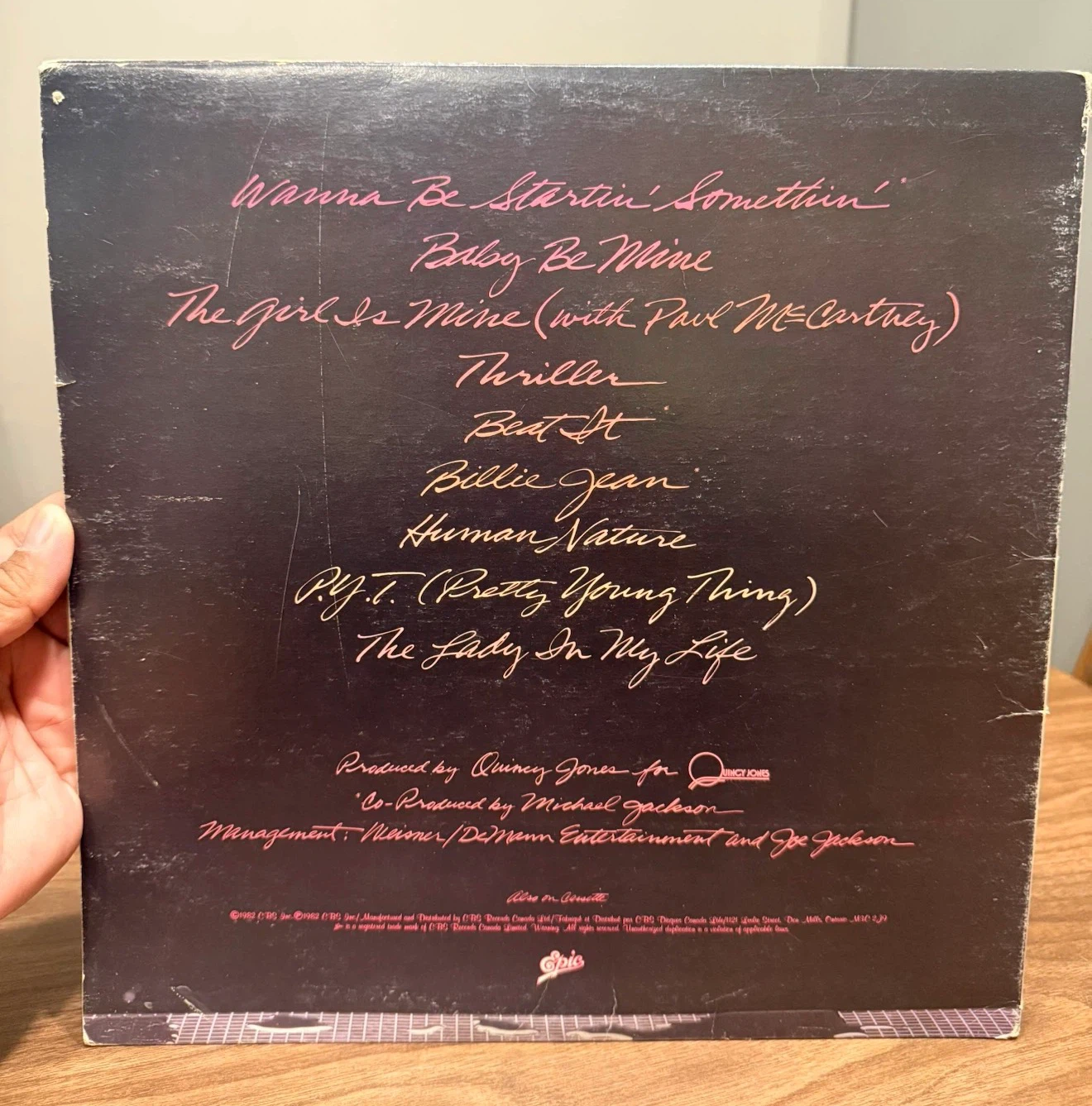 MICHAEL JACKSON RECORD & 2003 CD FOR $100!!!!! - photo 3