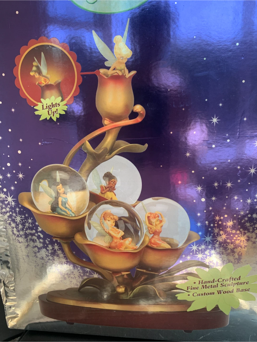 Disney Fairies Snow Globe Sculpture with Lights - photo 2