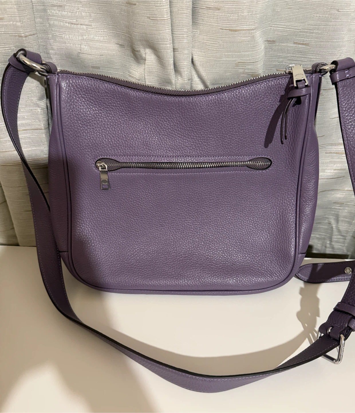 Coach Purple Leather Crossbody Bag - photo 2