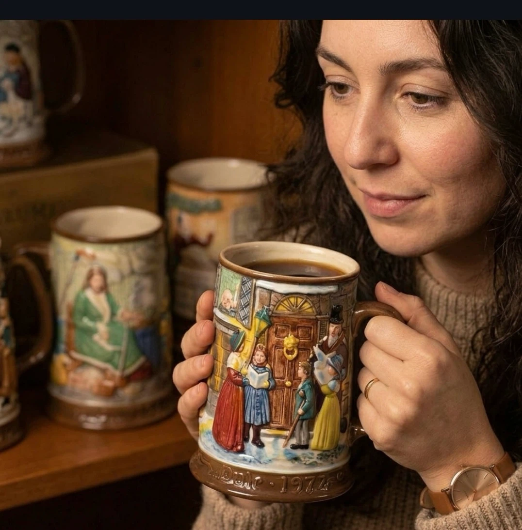 Christmas Carol Mug 1974