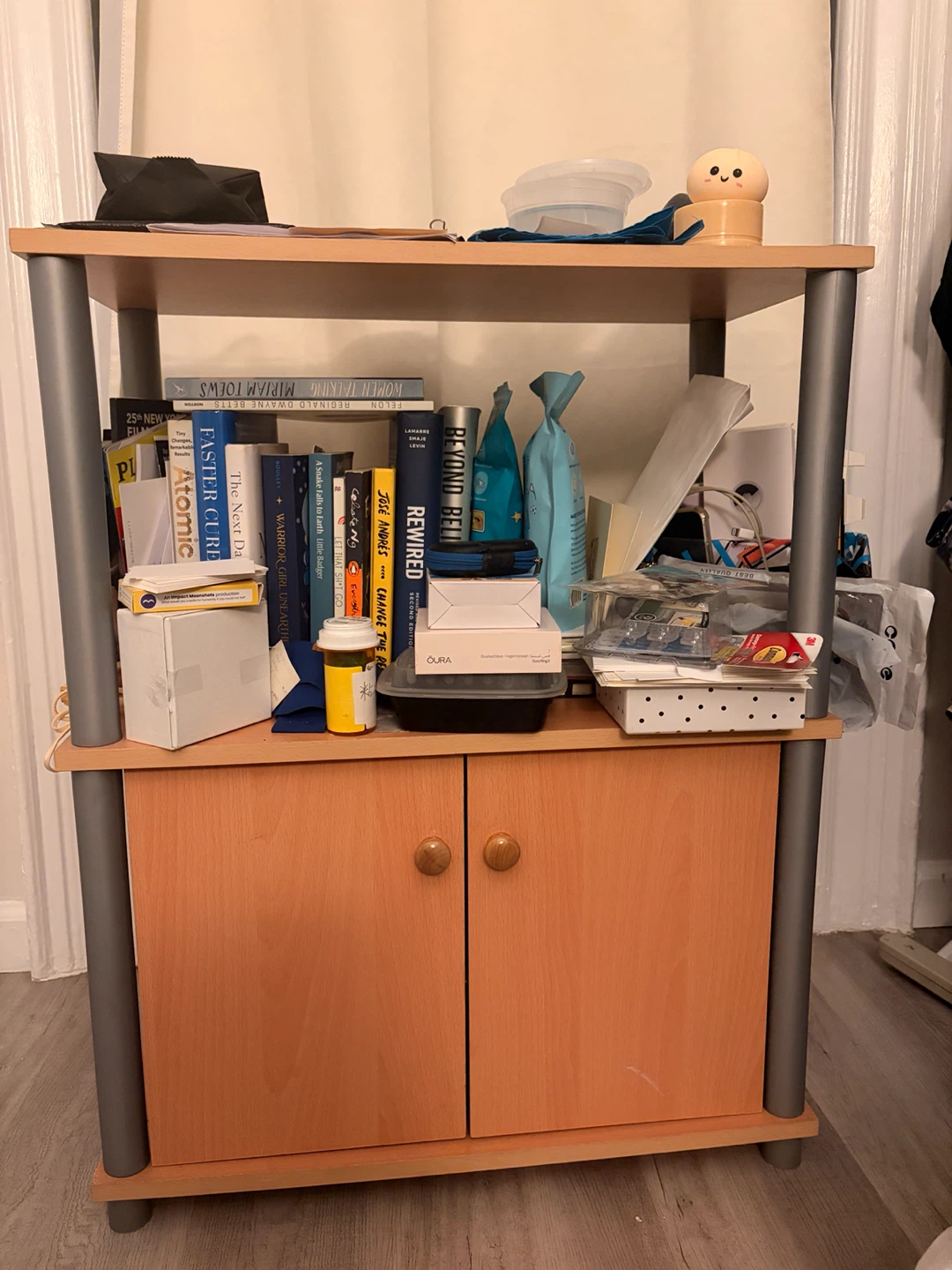 Storage Shelf with Cabinet