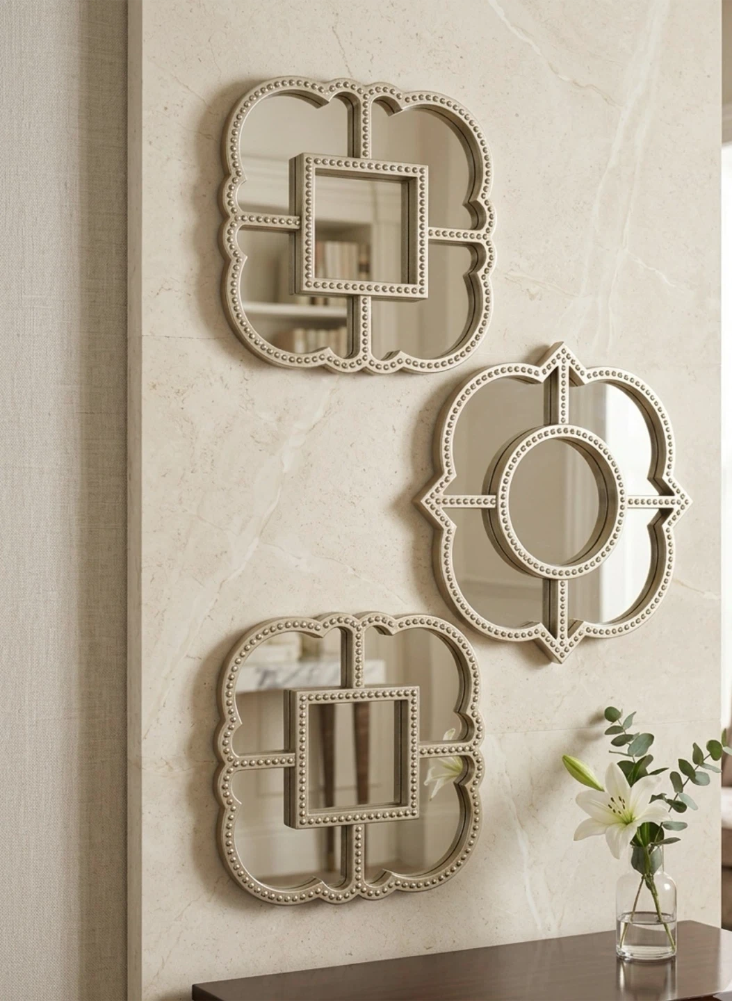 Set of 3 Decorative Wall Mirrors