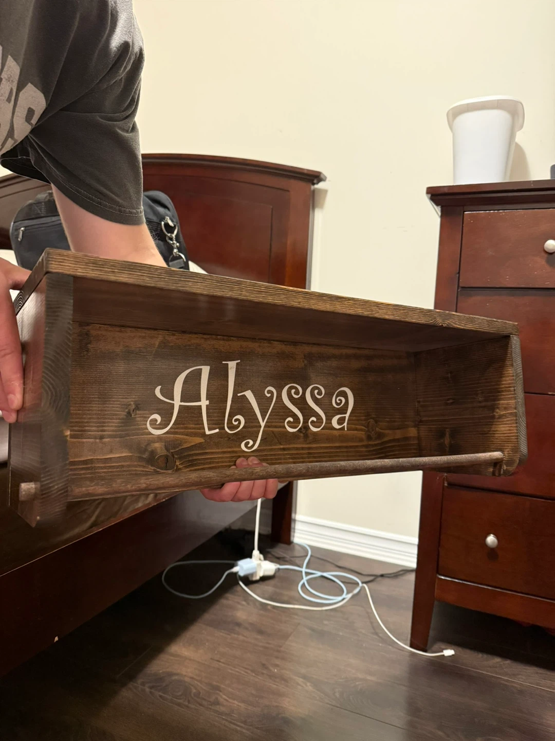 FREE Personalized Wooden Wall Shelf - photo 2
