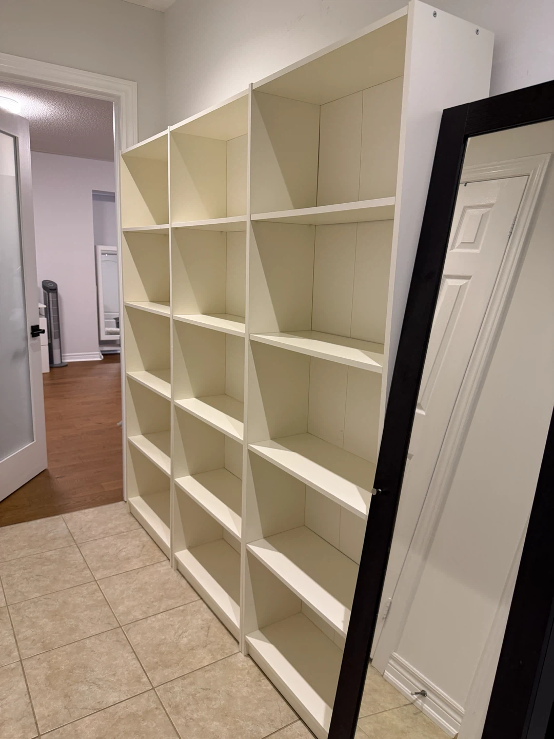 2 Ikea White Bookshelf Unit $60