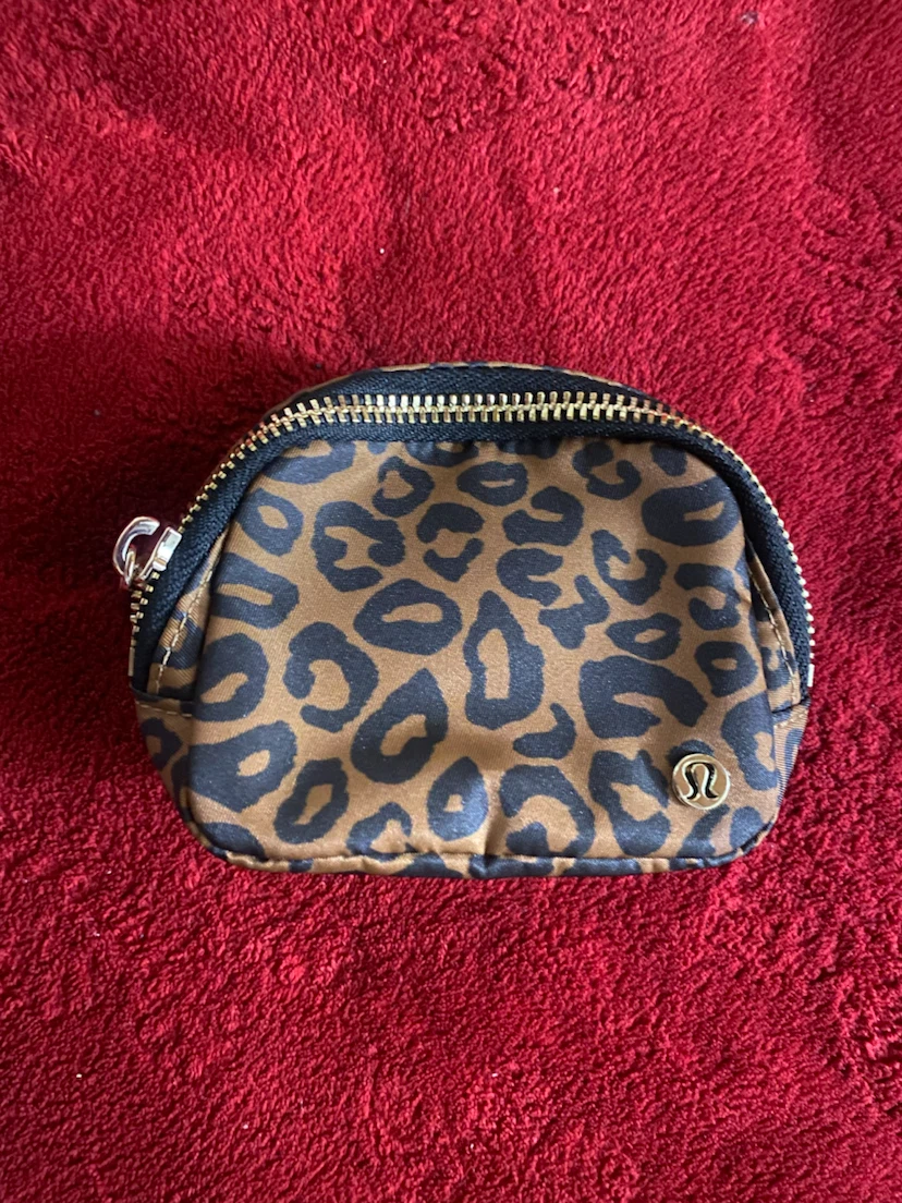 Lululemon Leopard Print Pouch