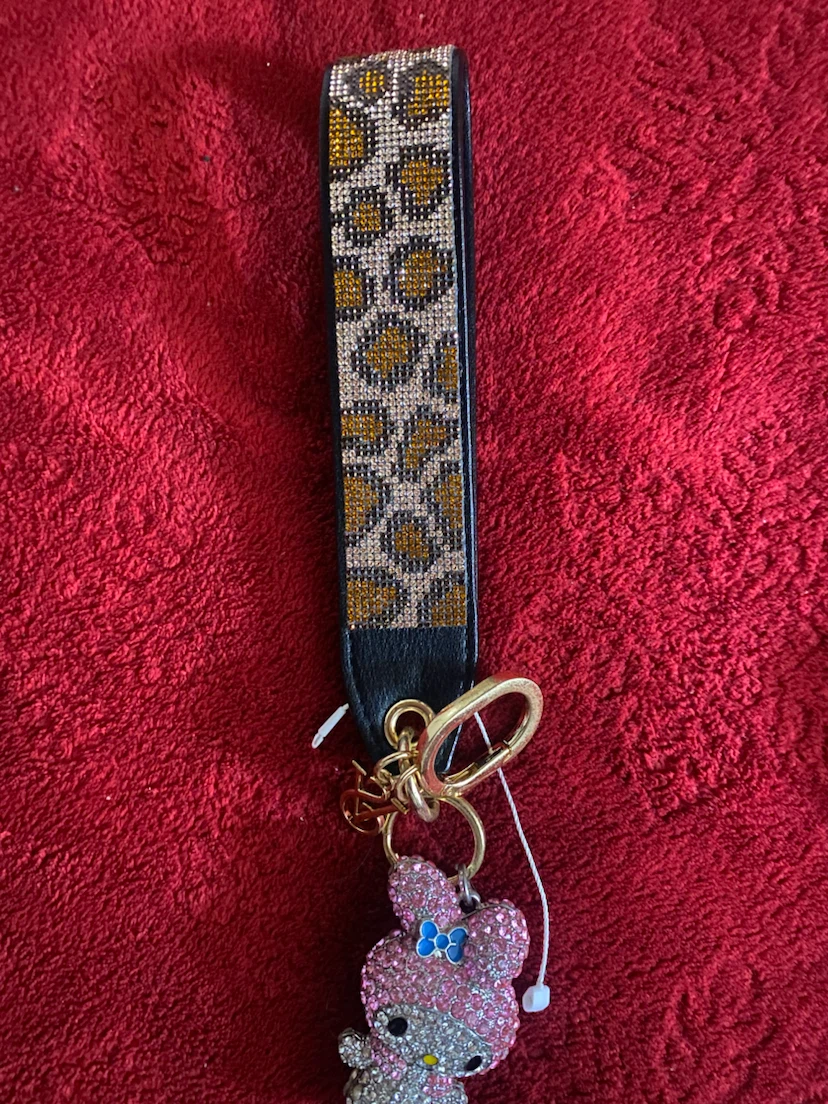 My Victoria secret and Melody Rhinestone Keychain with VS Charm