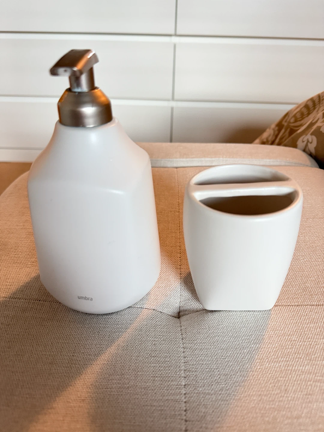 Umbra White Bathroom Accessory Set