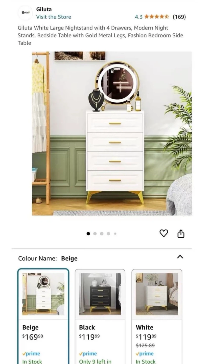 Brand new in box drawer