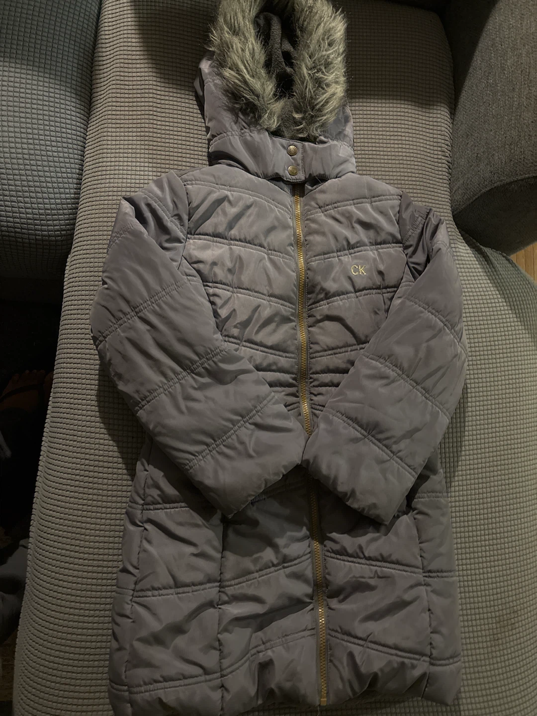 Calvin Klein grey jacket kids