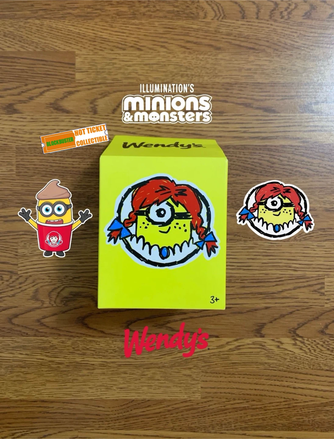 Wendy’s | Minions & Monsters LE Exclusive Collectible (Frosty)