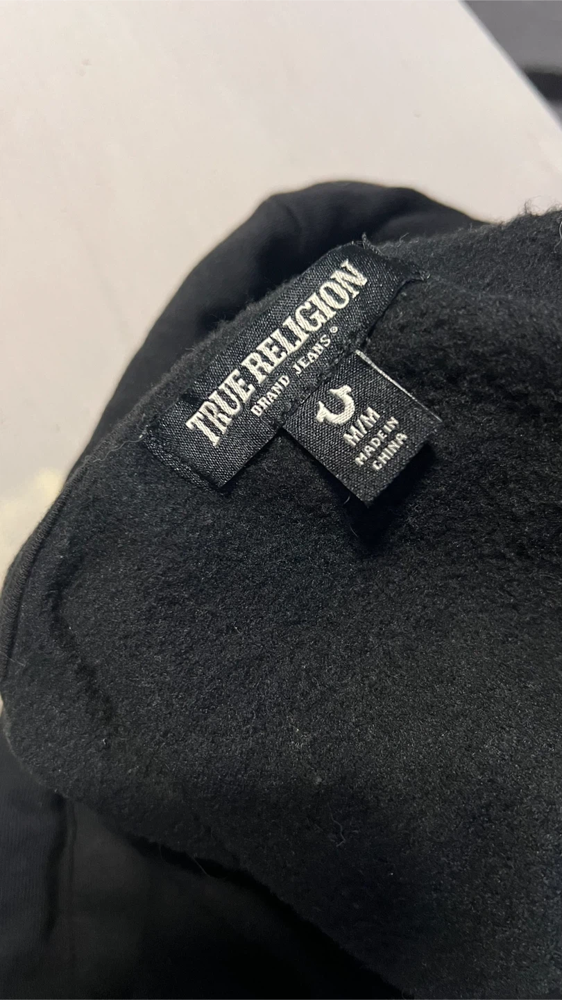 True Religion Black Zip-Up Hoodie - photo 3