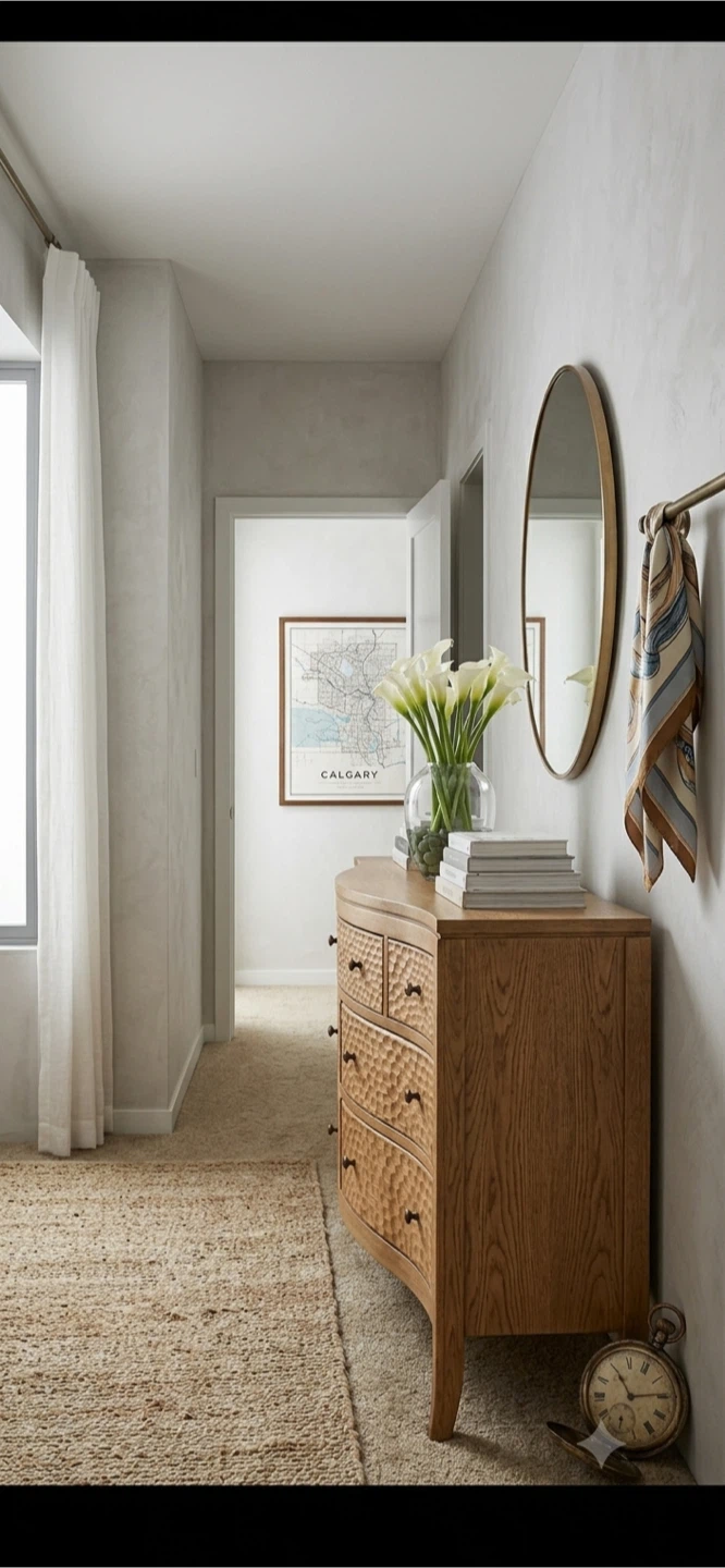 Oak Dresser with Carved Drawer Fronts - photo 4