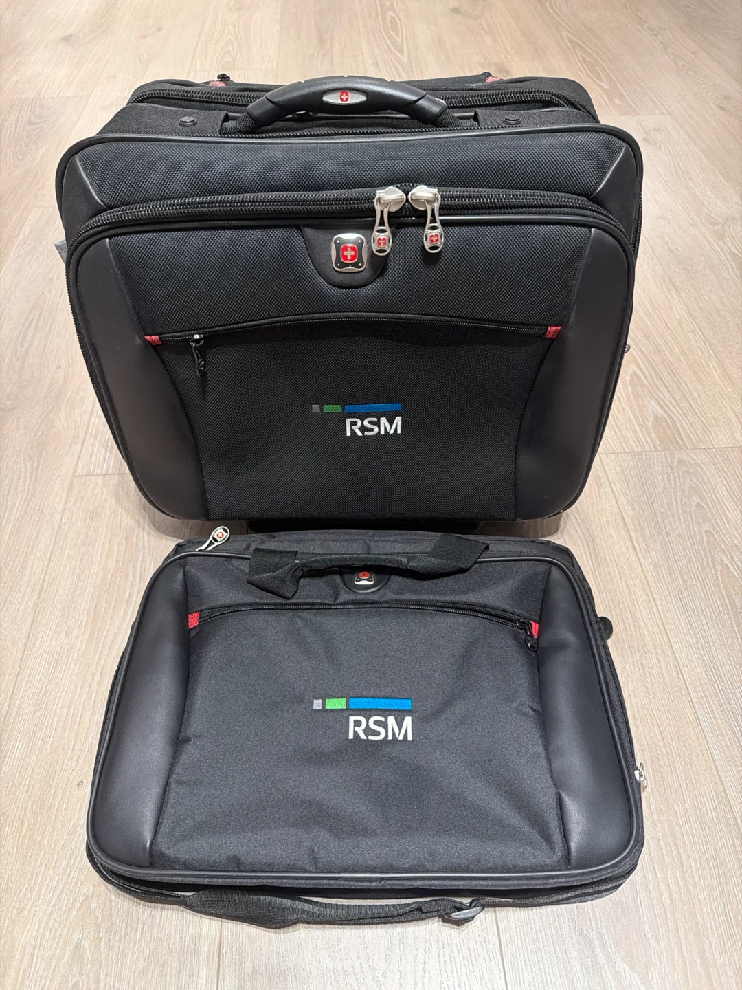 Wenger Rolling Laptop Bag and Matching Briefcase - RSM Logo