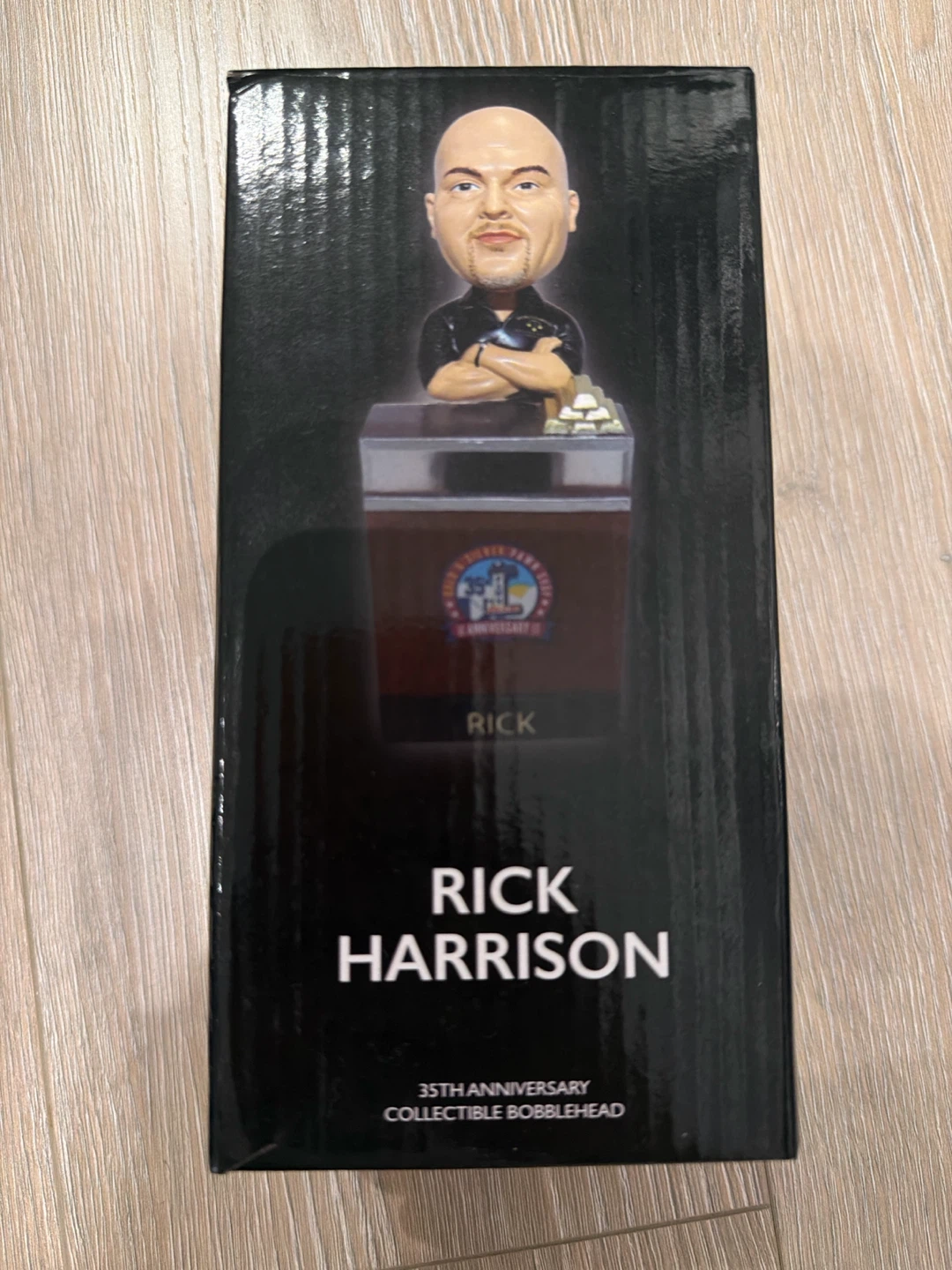 Brand new Rick Harrison 35th Anniversary Collectible Bobblehead