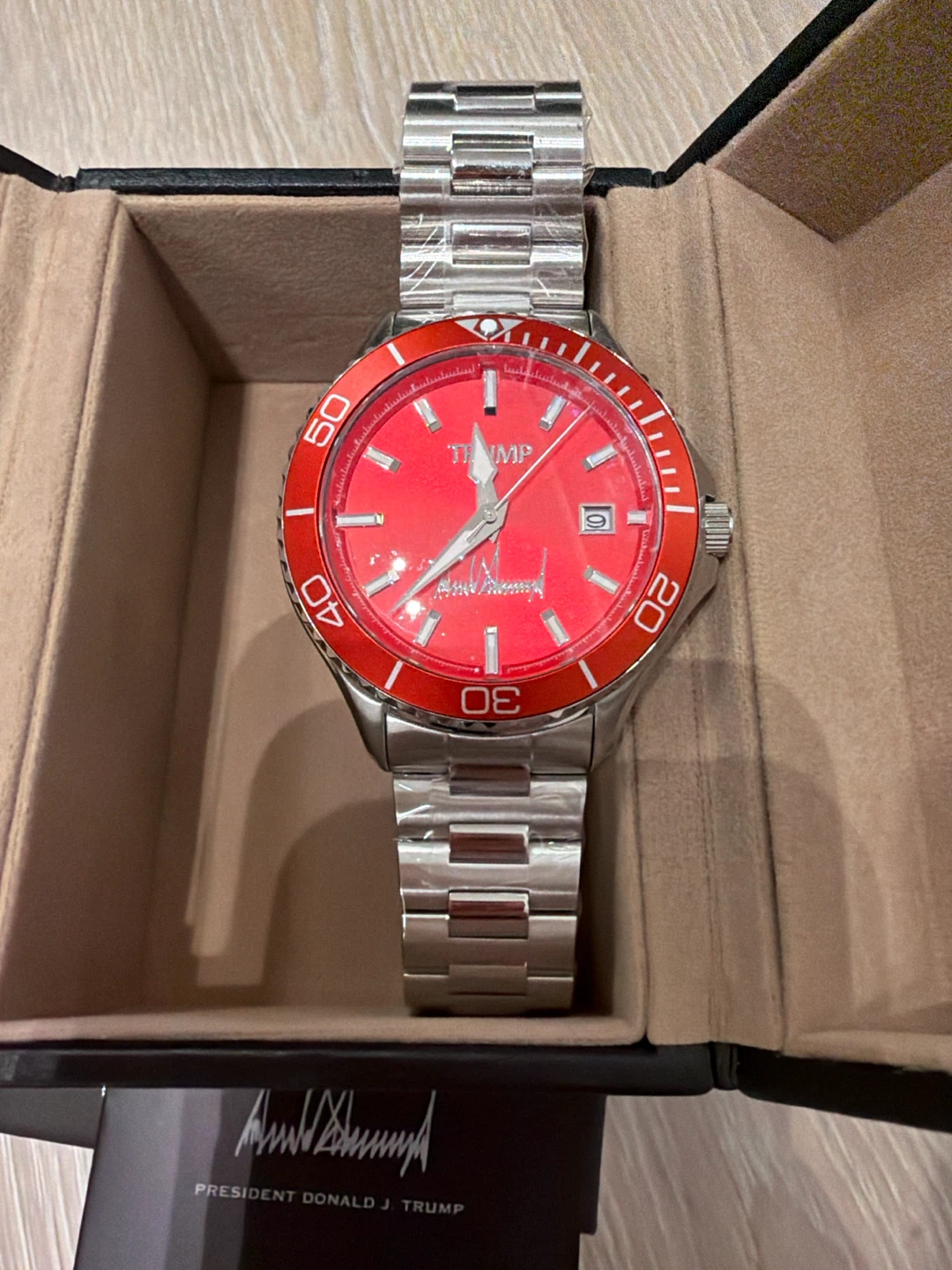BRAND NEW Trump Watches Men's Red Automatic Watch - photo 5