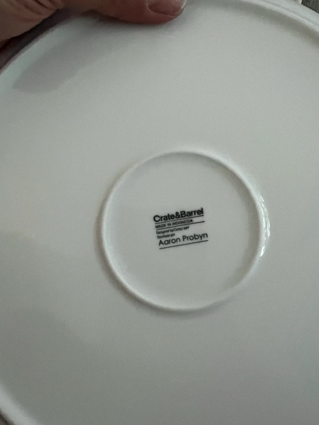 Crate & Barrel Aaron Probyn Plates - photo 2