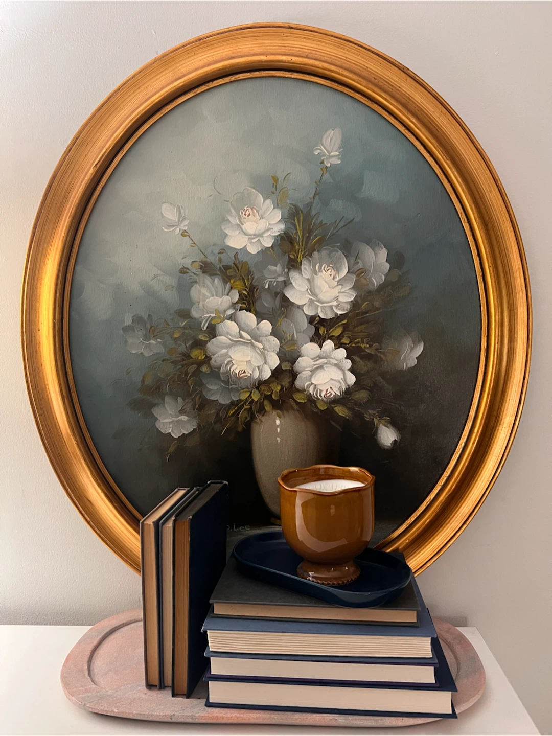 Vintage Floral Oil Painting