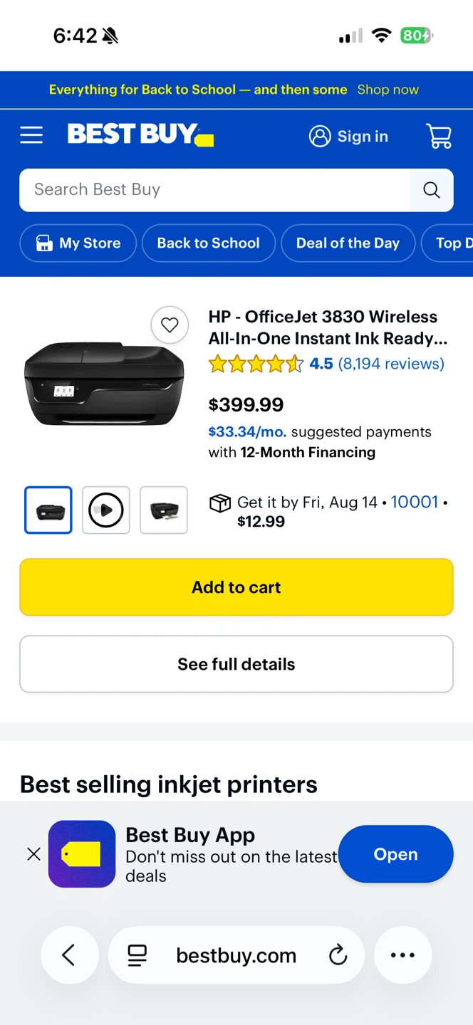 HP OfficeJet 3830 Wireless All-In-One Printer - photo 2