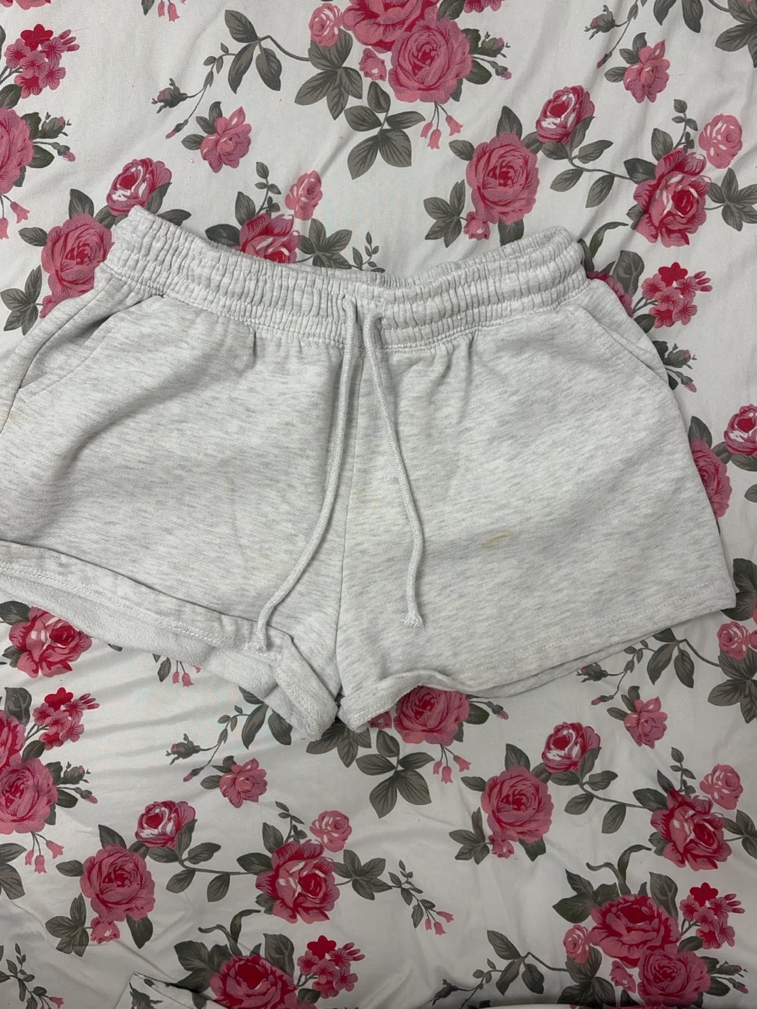Light Grey Sweat Shorts - Size small