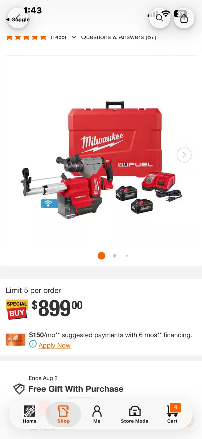 Milwaukee M18 FUEL SDS PLUS Rotary Hammer Kit - photo 3