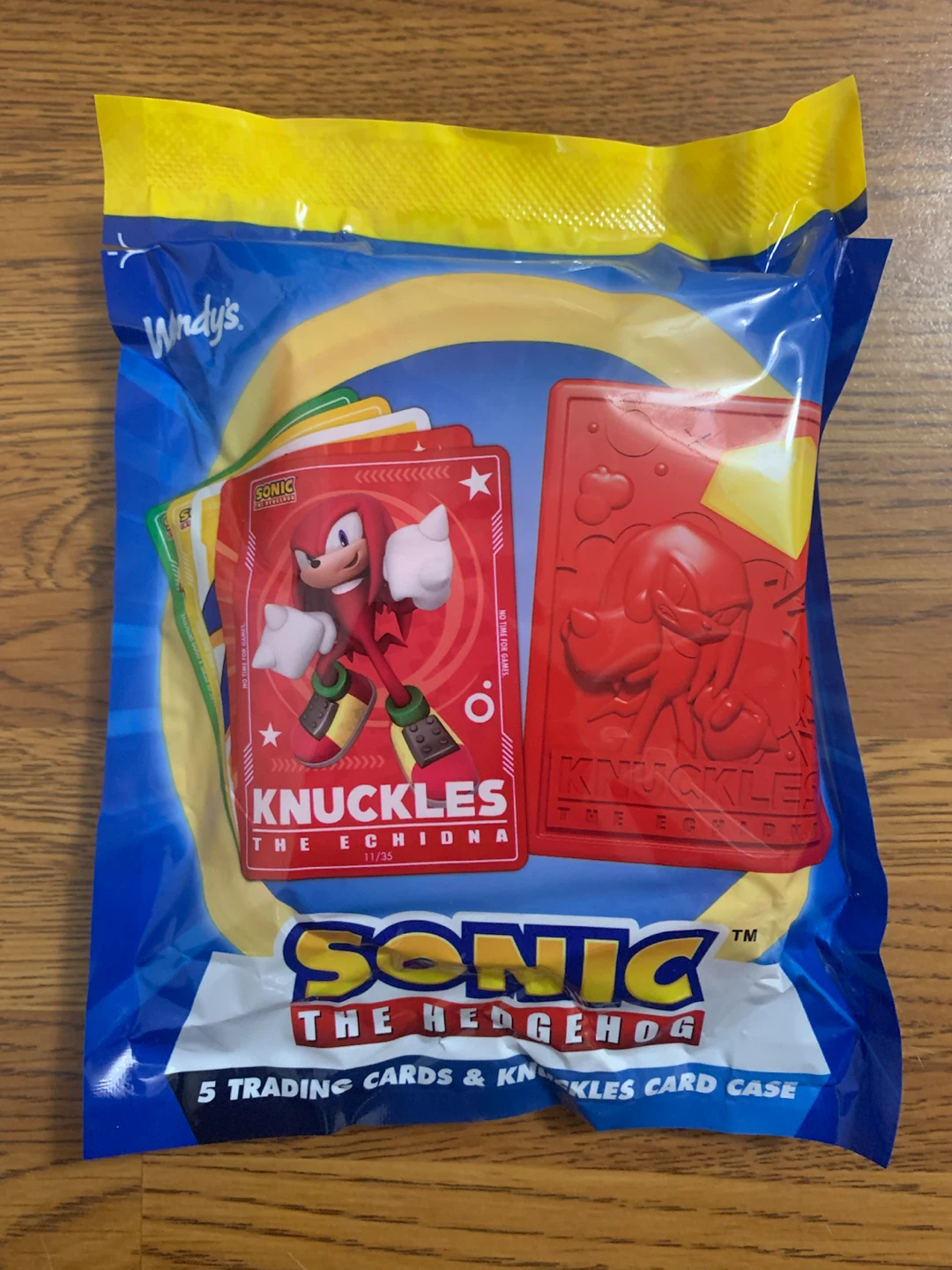 Wendy’s | Sonic The Hedgehog Trading Cards & Case (Knuckles) - photo 2