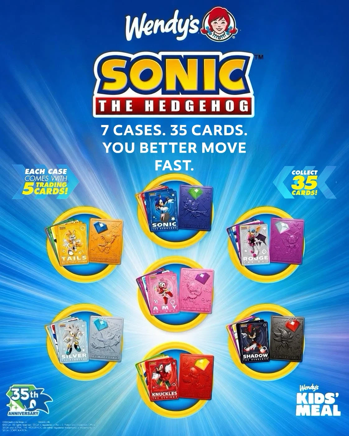 Wendy’s | Sonic The Hedgehog Trading Cards & Case (Shadow) - photo 4
