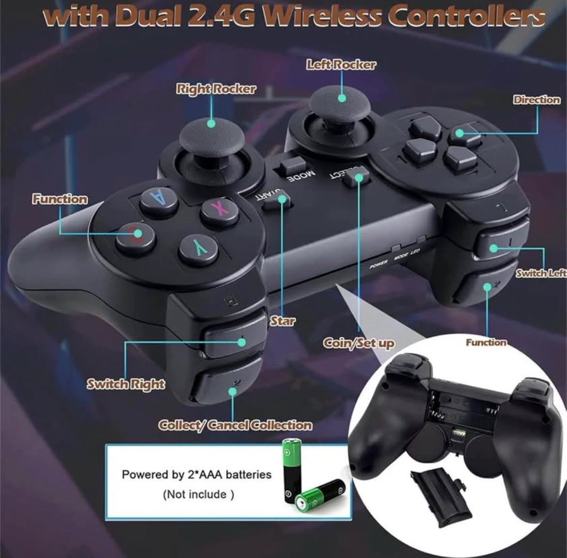 2.4G Wireless Controller Game Stick Lite - photo 3
