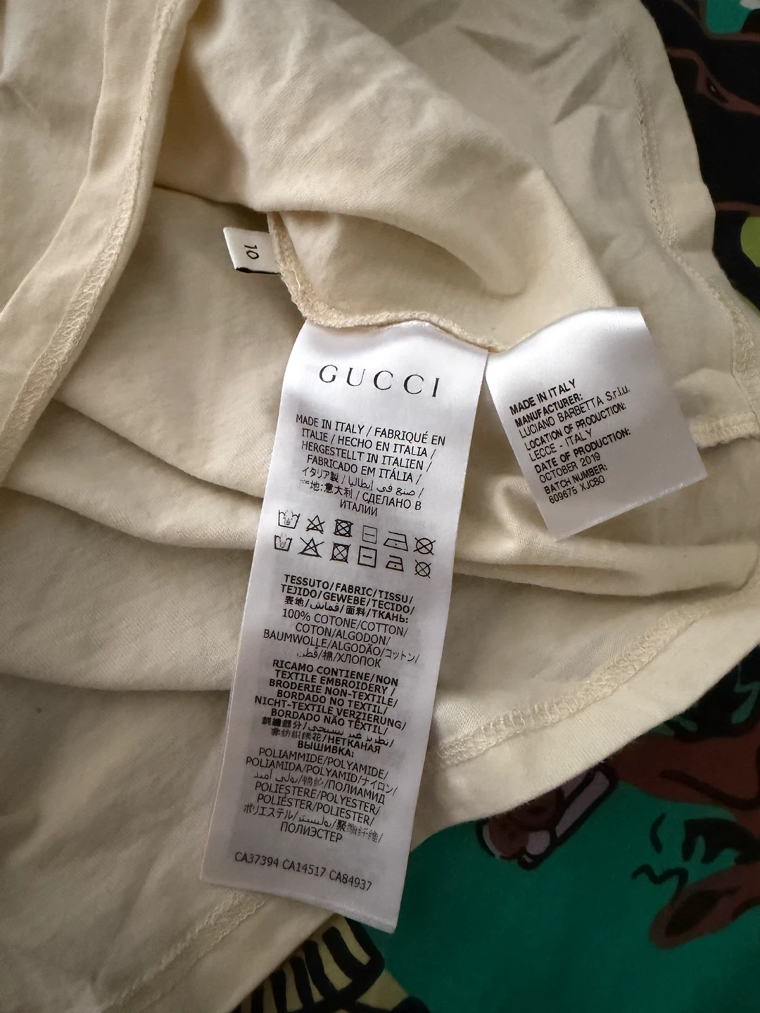 Gucci Apple Logo T-Shirt - photo 4