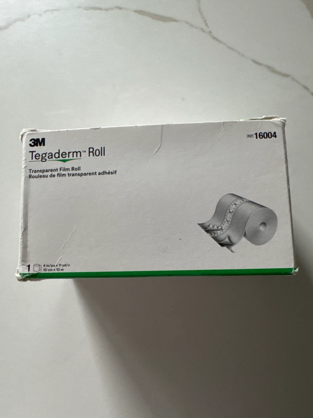 3M Tegaderm Roll Transparent Film Dressing 10cm x 10m