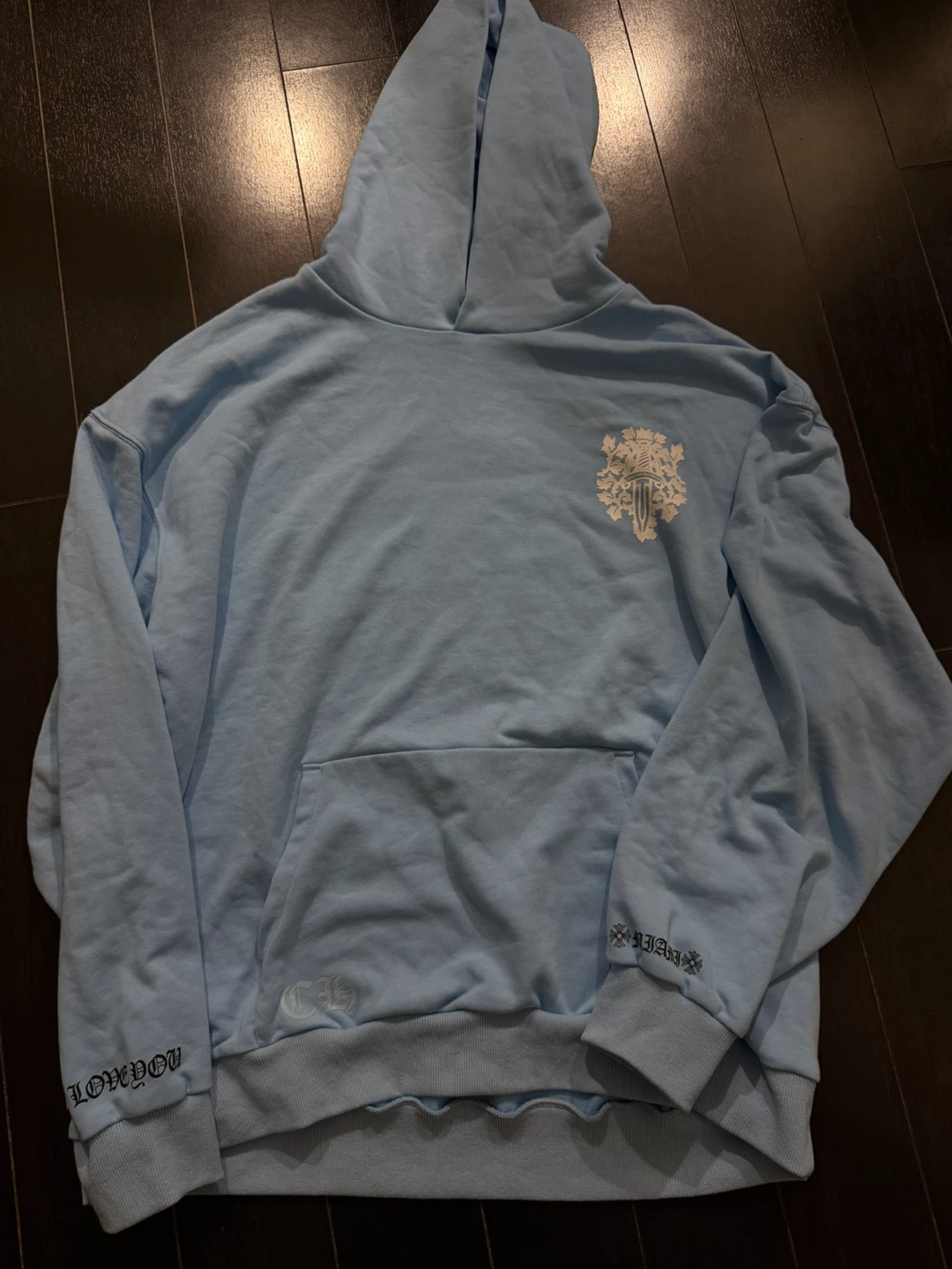 Chrome Hearts Blue Hoodie