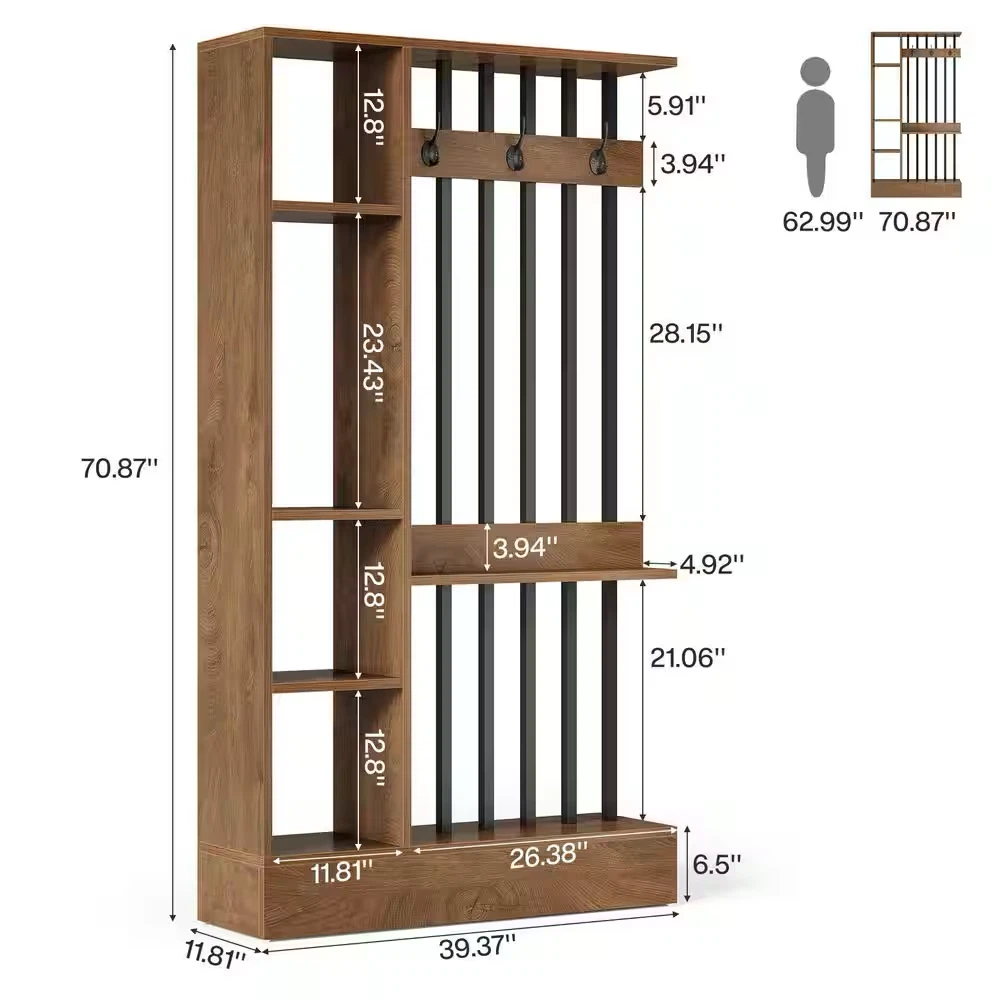 Divider room with Coat Hooks - photo 3