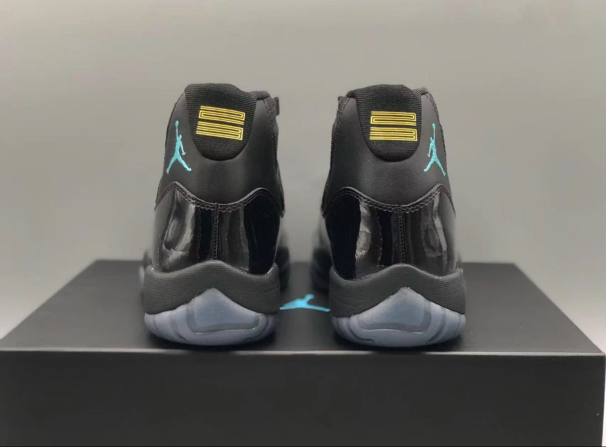 Jordan 11 Retro (Size 8.5) Black Blue - photo 3